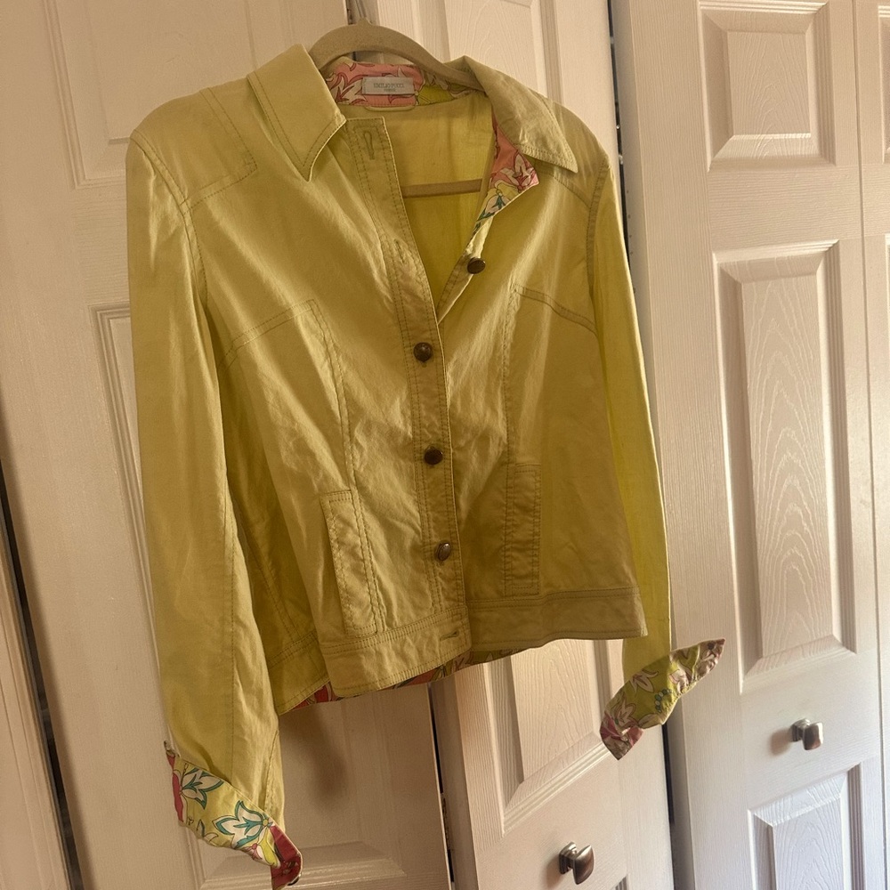 Linen Emilio Pucci jacket